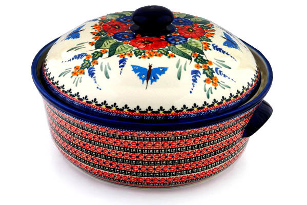 Baker with Cover with Handles 15"