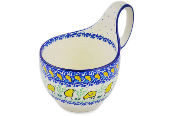 Bowl with Loop-Handle 6"