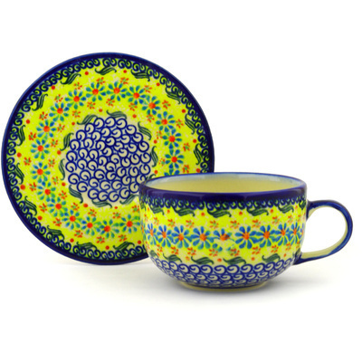 Cup with Saucer 17 oz