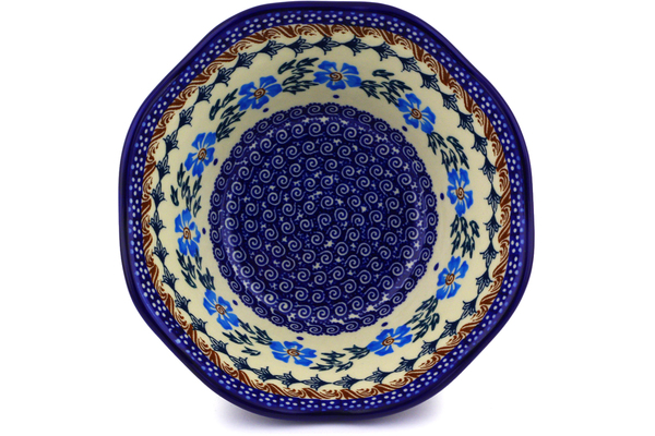 Scalloped Fluted Bowl 7"