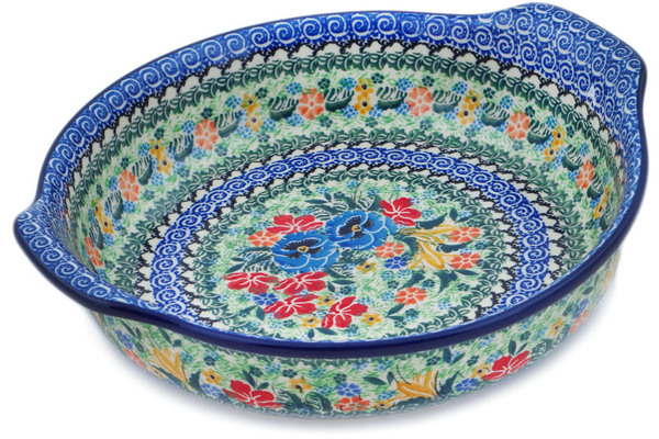 Round Baker with Handles 11"