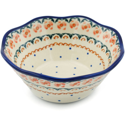 Scalloped Fluted Bowl 7"