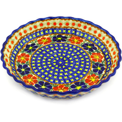 Fluted Pie Dish 10"
