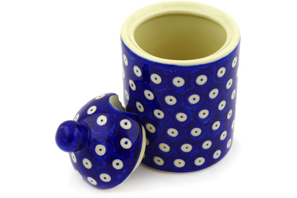 Jar with Lid with Opening 6"