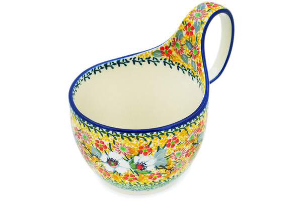 Bowl with Loop-Handle 6"