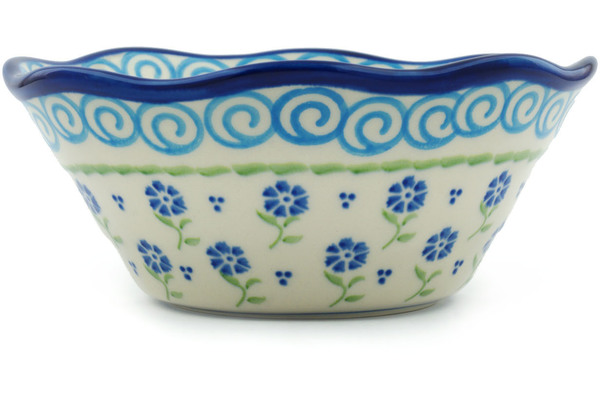 Scalloped Fluted Bowl 7"