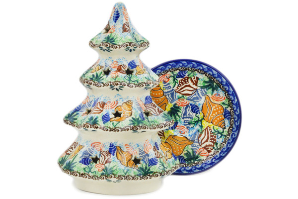 Christmas Tree Candle Holder 8"