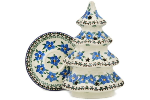 Christmas Tree Candle Holder 8"