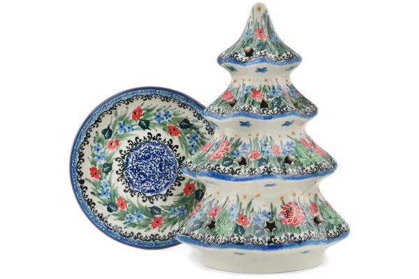 Christmas Tree Candle Holder 8"