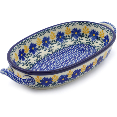 Oval Baker with Handles 9"