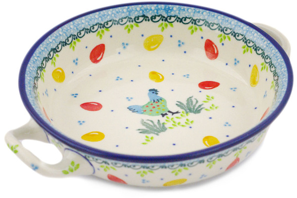 Round Baker with Handles 8"