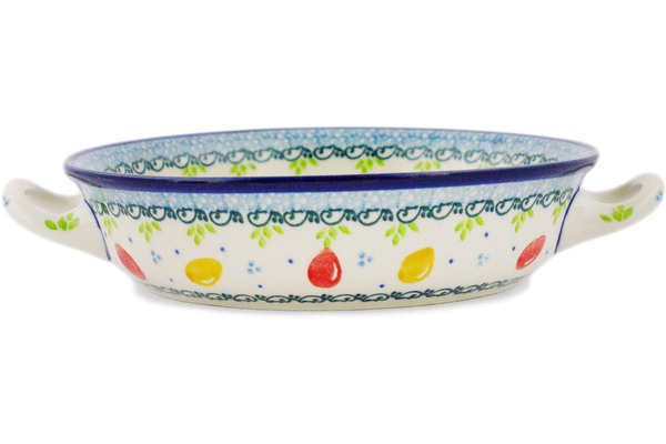 Round Baker with Handles 8"