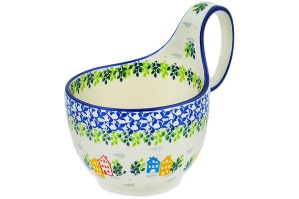 Bowl with Loop-Handle 6"