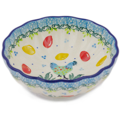 Scalloped Fluted Bowl 5"