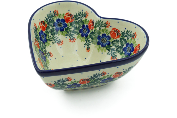 Heart Shaped Bowl 7"