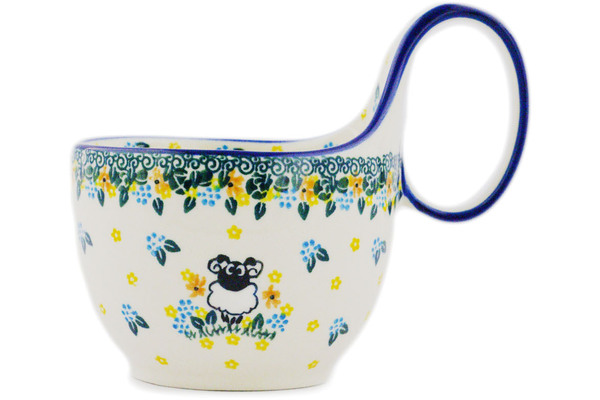 Bowl with Loop-Handle 6"