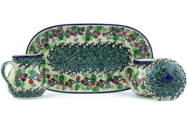 Sugar and Creamer Set 10"