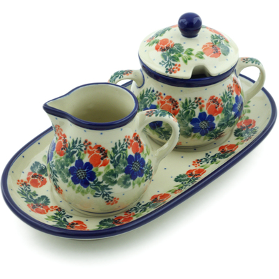 Sugar and Creamer Set 10"