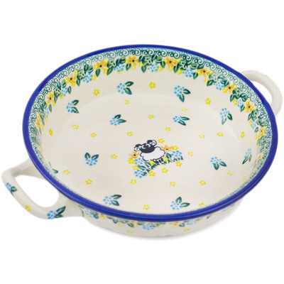 Round Baker with Handles 8"