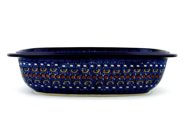 Oval Baker with Handles 14"