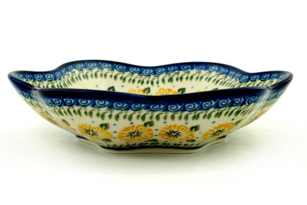 Scalloped Fluted Bowl 8"