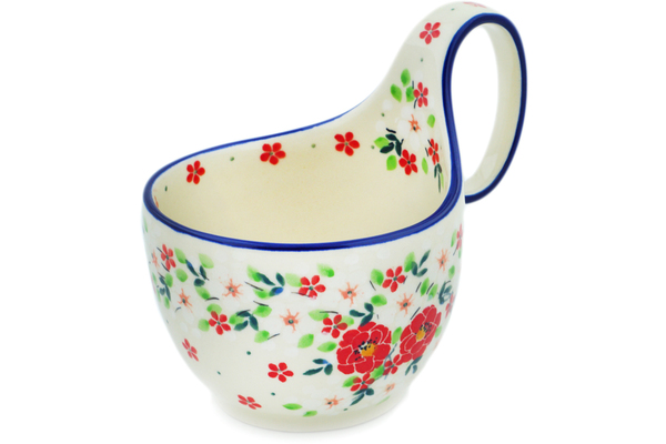 Bowl with Loop-Handle 6"