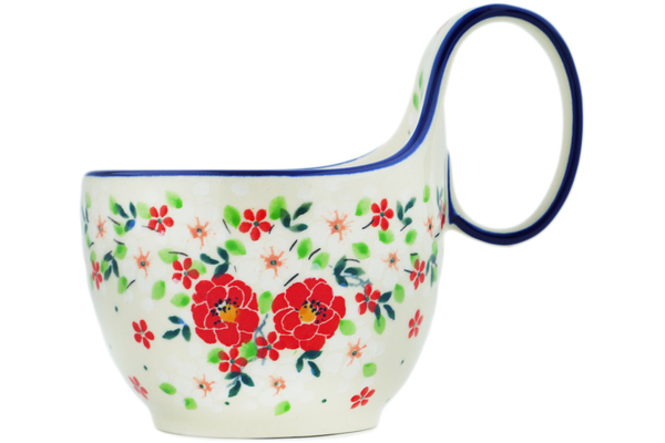 Bowl with Loop-Handle 6"