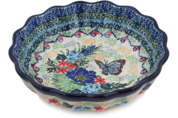 Scalloped Fluted Bowl 6"