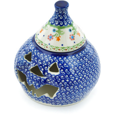 Jack O Lantern Candle Holder 7"