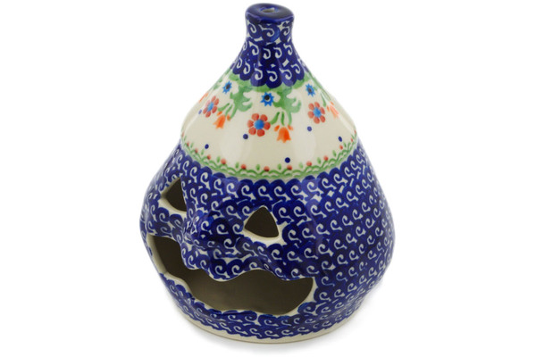 Jack O Lantern Candle Holder 6"