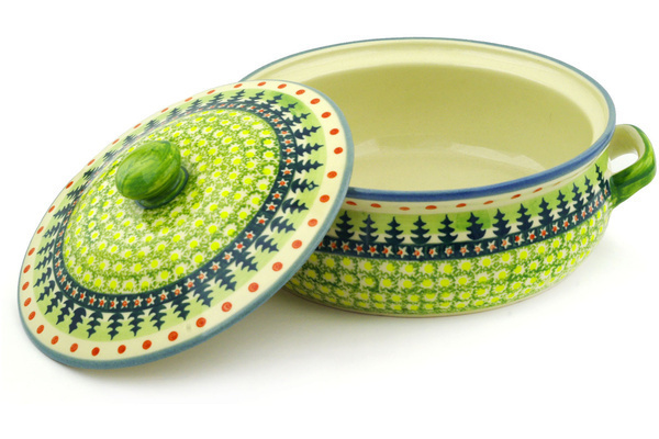 Baker with Cover with Handles 13"