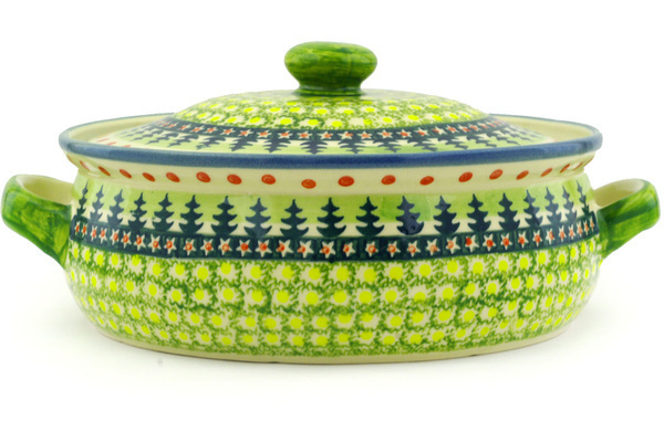 Baker with Cover with Handles 13"