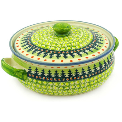 Baker with Cover with Handles 13"