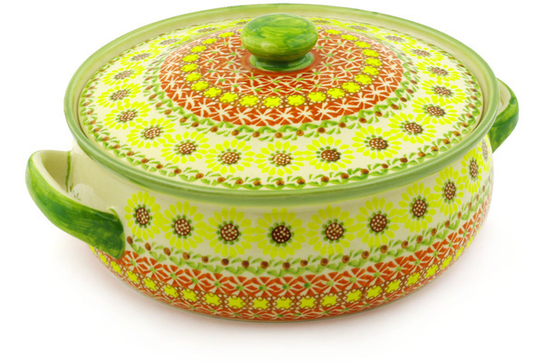 Baker with Cover with Handles 13"