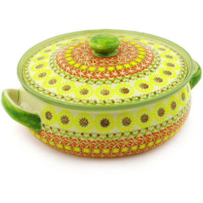 Baker with Cover with Handles 13"