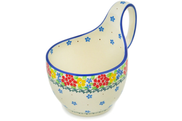 Bowl with Loop-Handle 6"