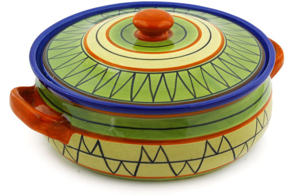 Baker with Cover with Handles 13"