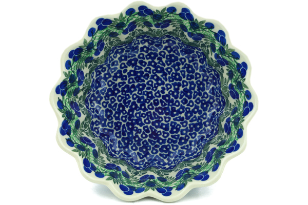 Scalloped Fluted Bowl 7"