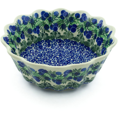 Scalloped Fluted Bowl 7"