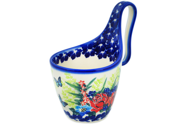 Bowl with Loop-Handle 7"