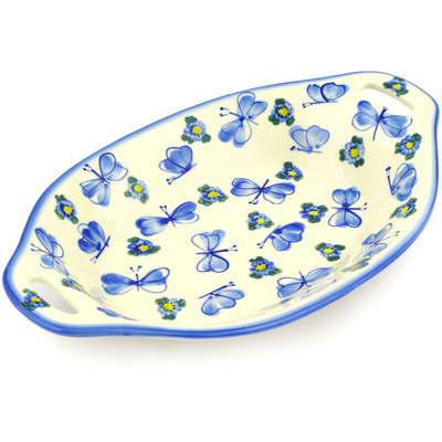 Platter with Handles 13"