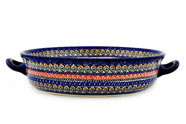 Round Baker with Handles 13"