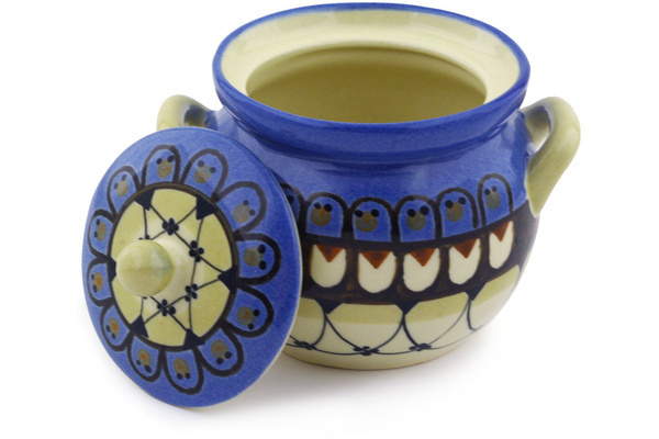 Jar with Lid and Handles 5"