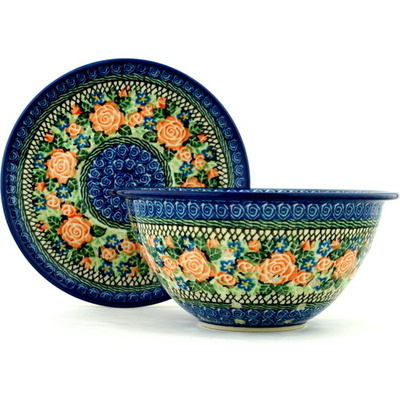 Colander with Plate 8"