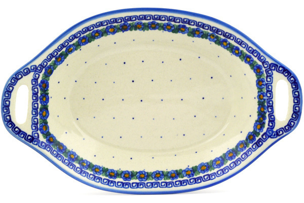 Platter with Handles 13"