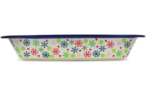 Oval Baker with Handles 14"