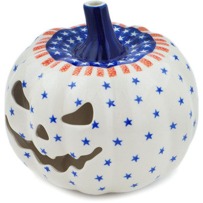 Jack O Lantern Candle Holder 7"