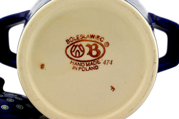 Jar with Lid and Handles 8"