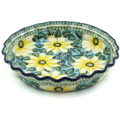 Fluted Pie Dish 10"
