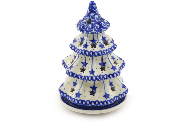 Christmas Tree Candle Holder 6"